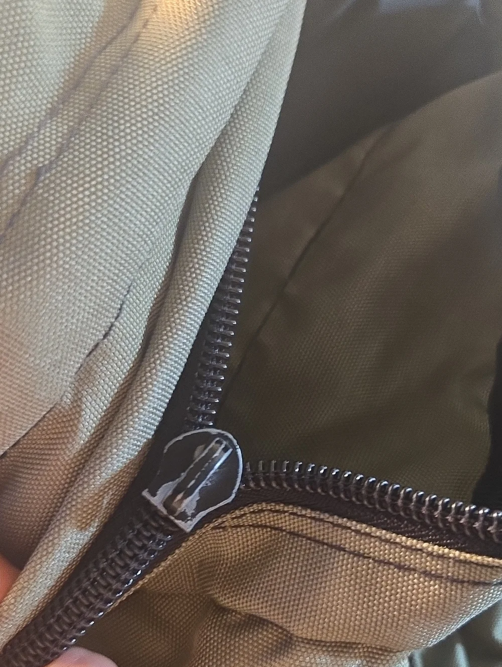 JanSport  Tan & Olive Green Backpack - Durable Everyday